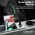 Promate Bullet-PD40 Super-Mini Ultra-Fast Car Charger with 40W Dual USB-C Ports